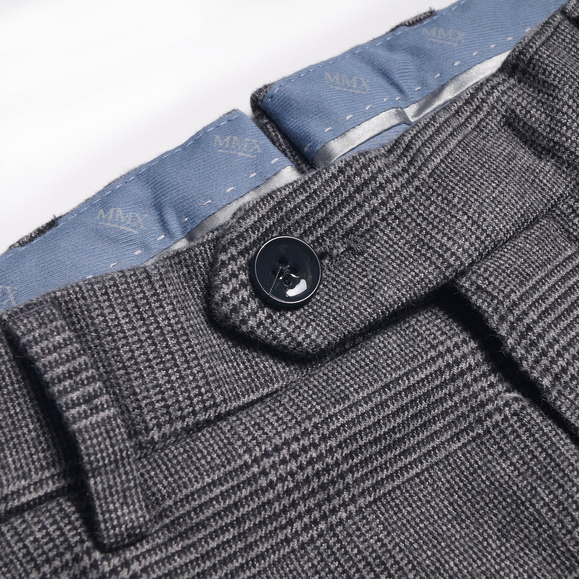 MMX Lupus - Slim Checked Chinos - Grey