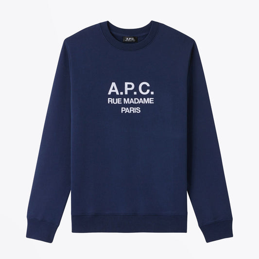 - Rufus - Embroidered Logo Sweater - Burgundy