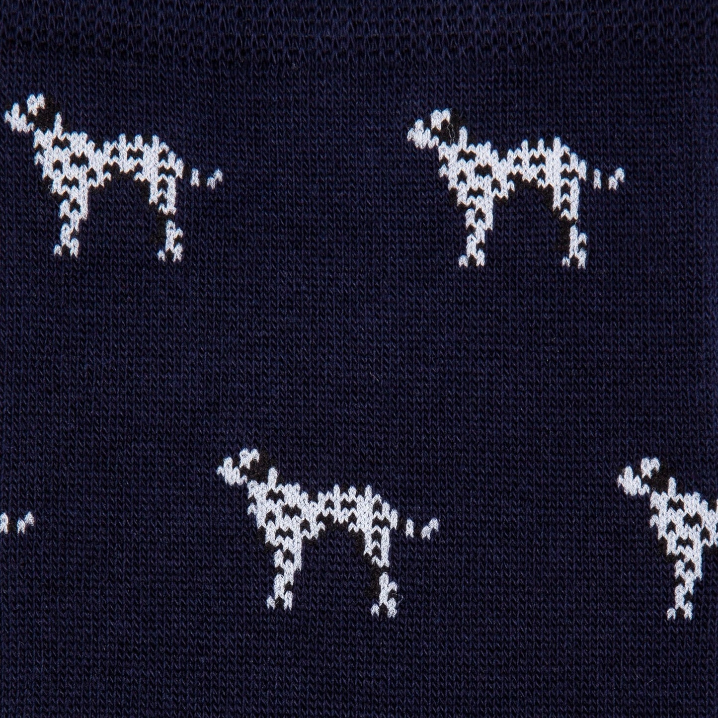 - Dalmatian Pattern Socks - Navy