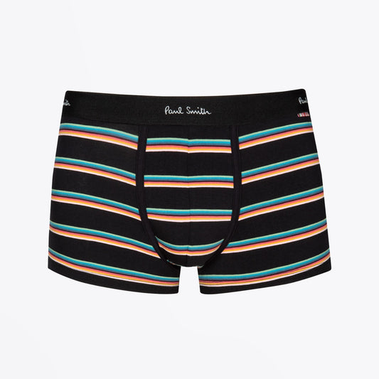 - Striped Boxer Briefs - Black