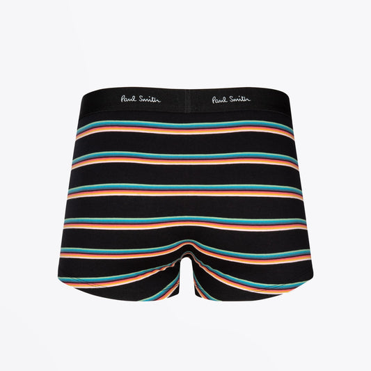 - Striped Boxer Briefs - Black
