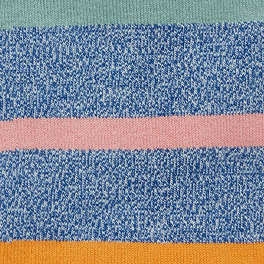 - Owl 'Artist' Striped Socks - Blue