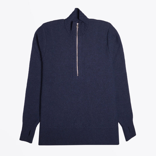 Half-Zip Sweater - Navy