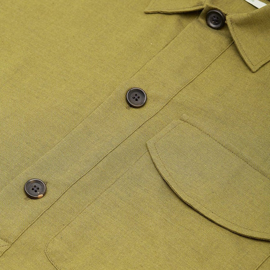- Dock Popover Shirt - Olive Green