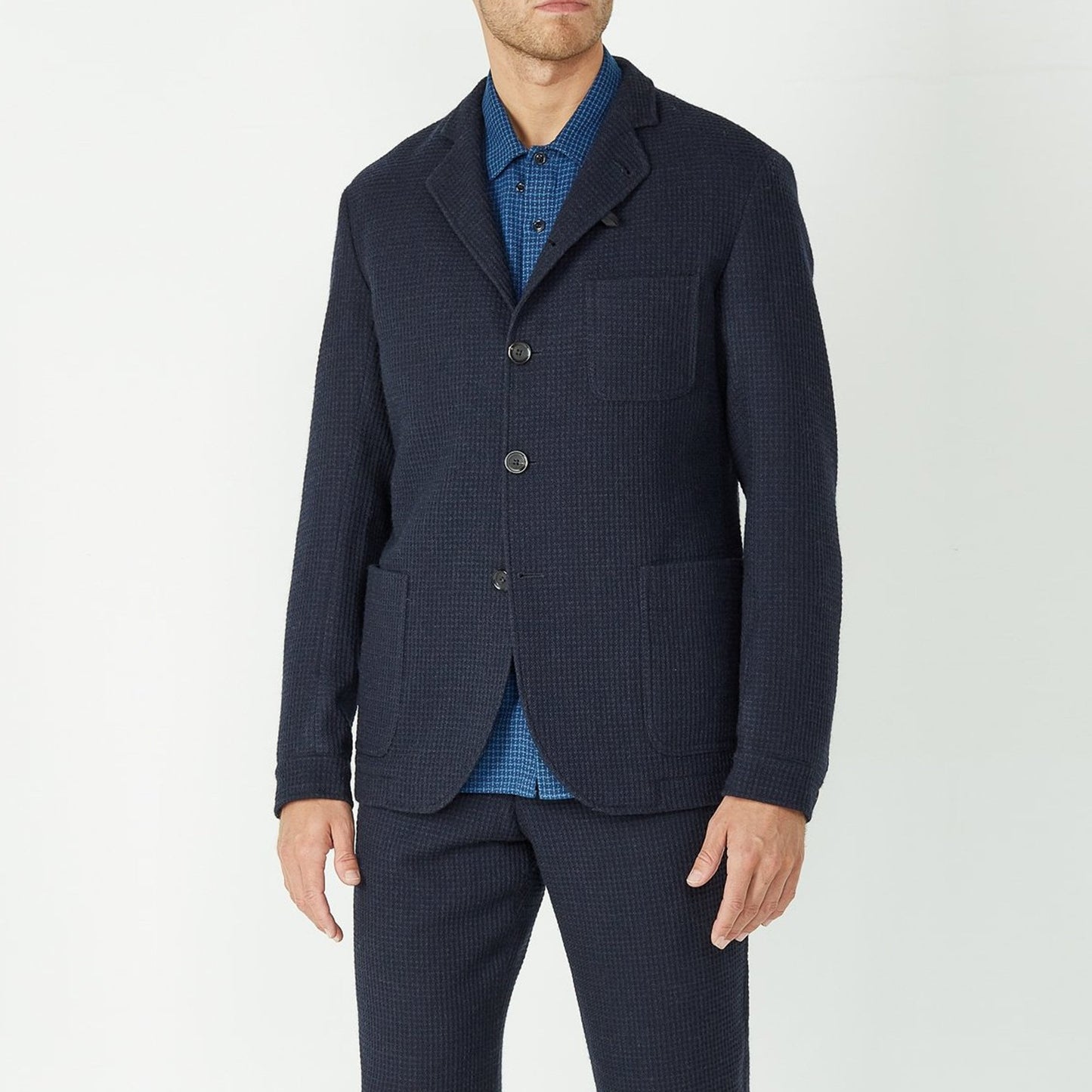 - Solms - Wool Jacket - Navy