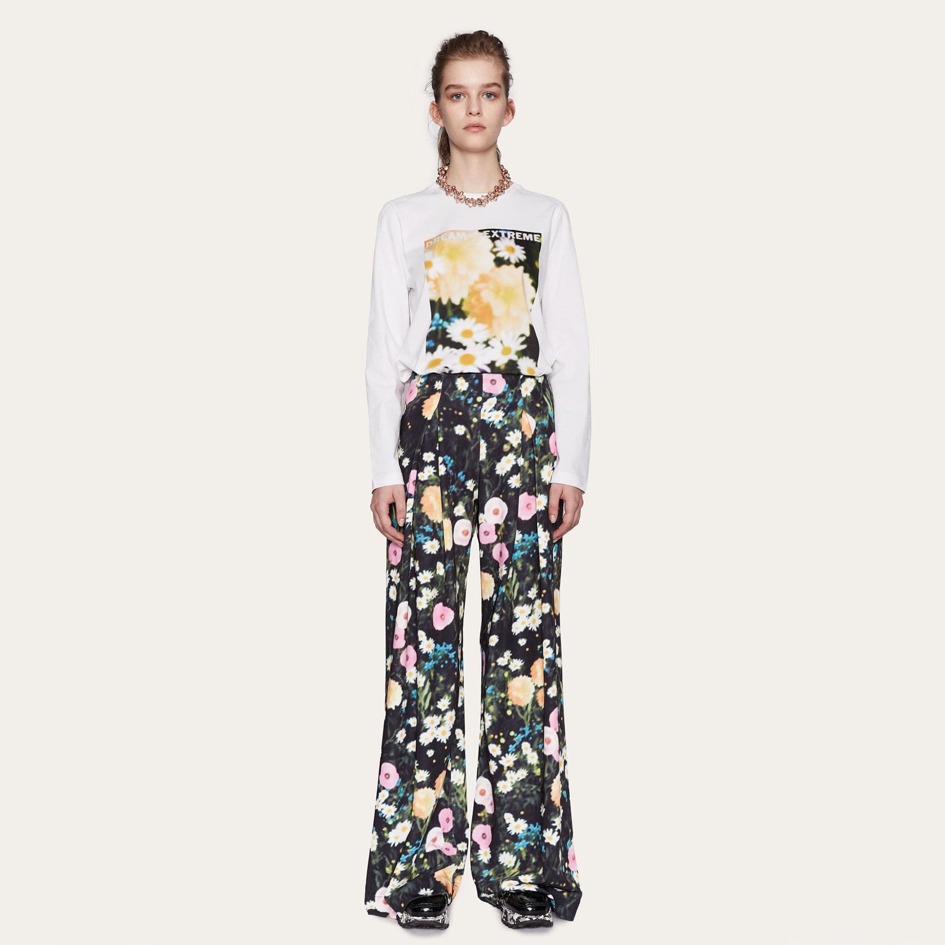 Stine Lolle - Floral Print Pants - Multi
