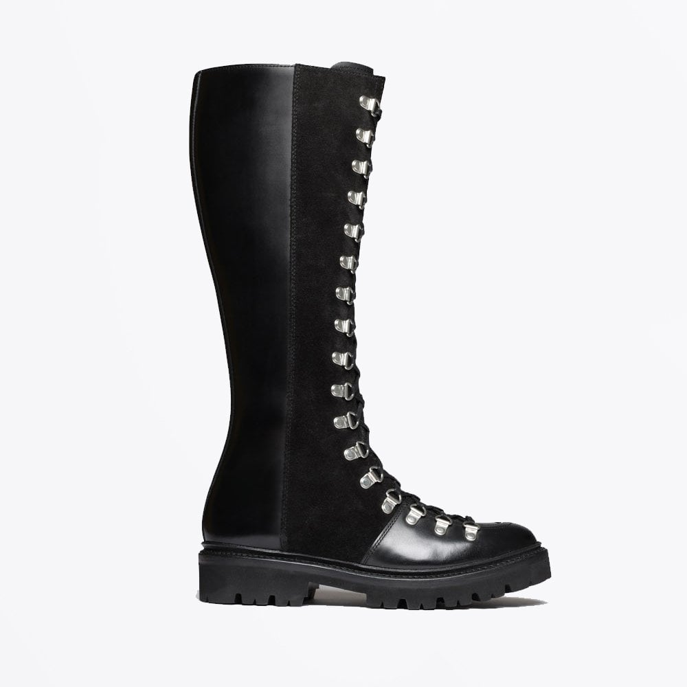 Grenson Nanette Knee High Colorado Boot - Black