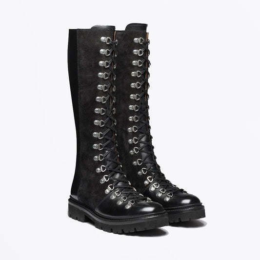 Nanette Knee High Colorado Boot - Black
