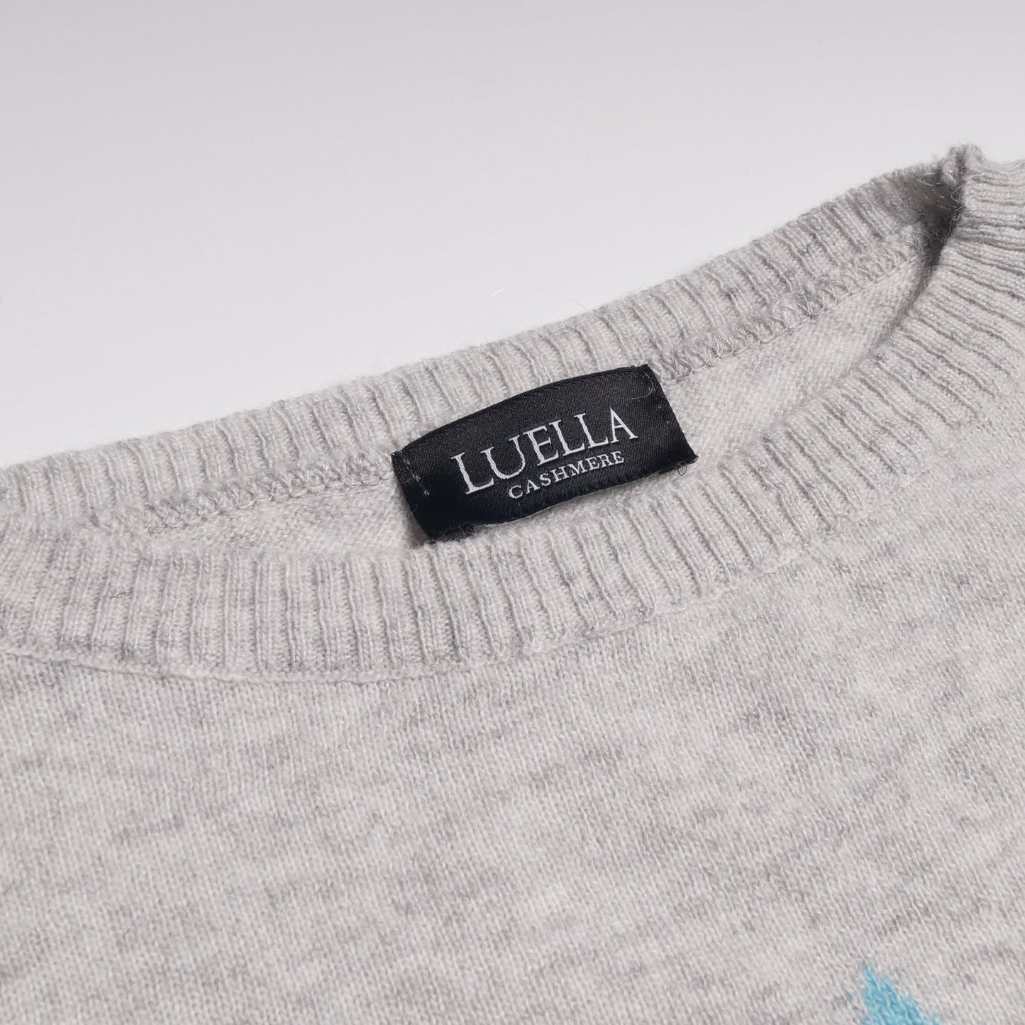 - Cashmere StarKnit - Silver/Aqua