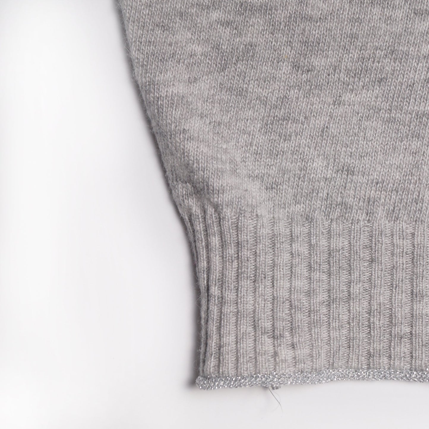 - Bree Batwing Cashmere Knit - Silver