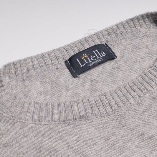 Lindy Cashmere Stripe Knit - Silver