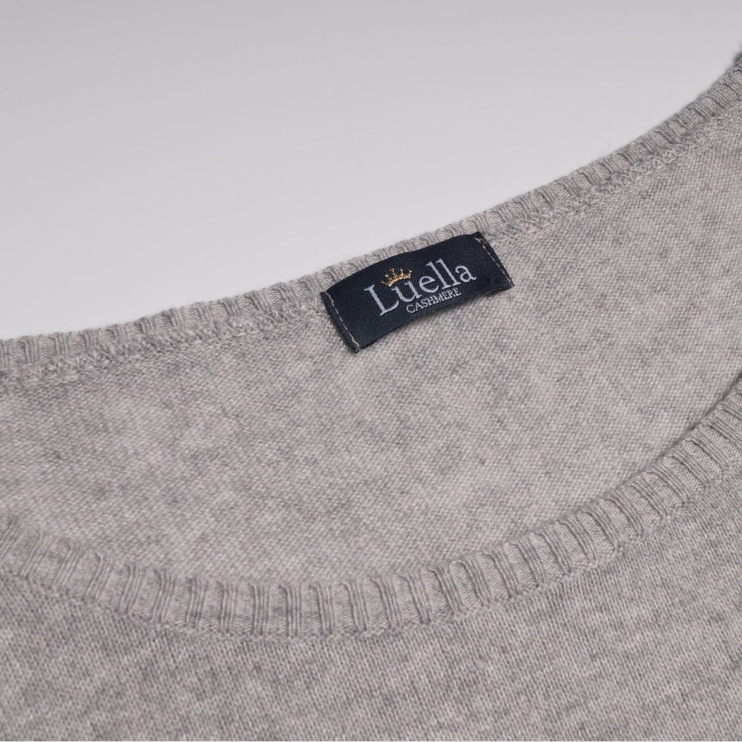 - Romilly Cashmere Side Stripe Knit - Silver