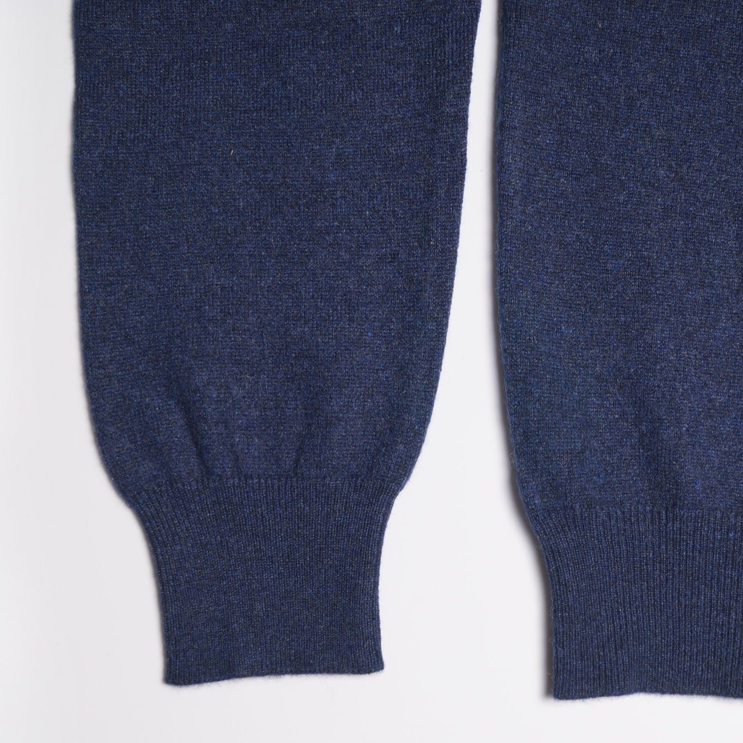 - Cashmere Half Zip Sweater - Navy