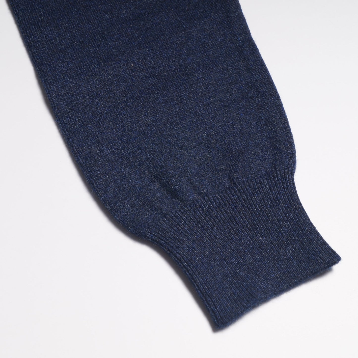 - Cashmere Half Zip Sweater - Navy
