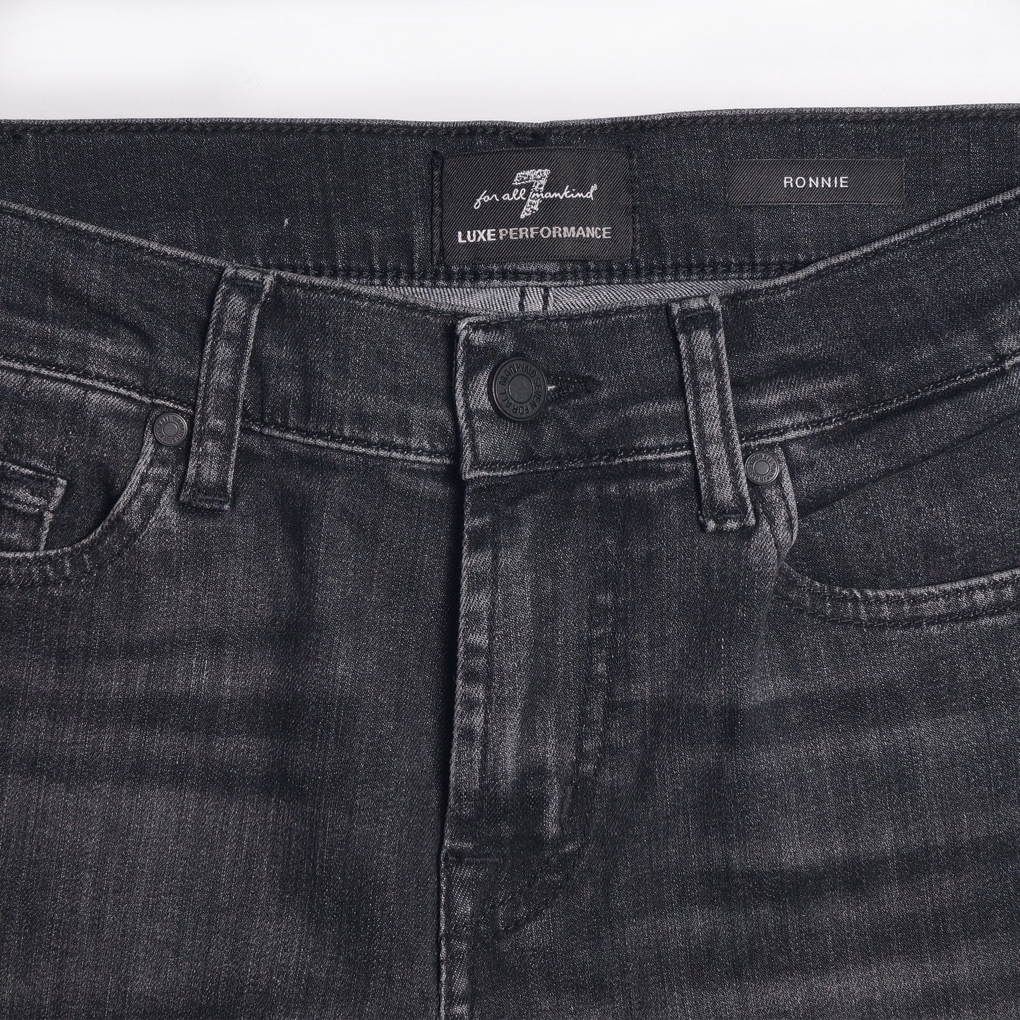 - Ronnie Luxe Performance Jeans - Washed Black