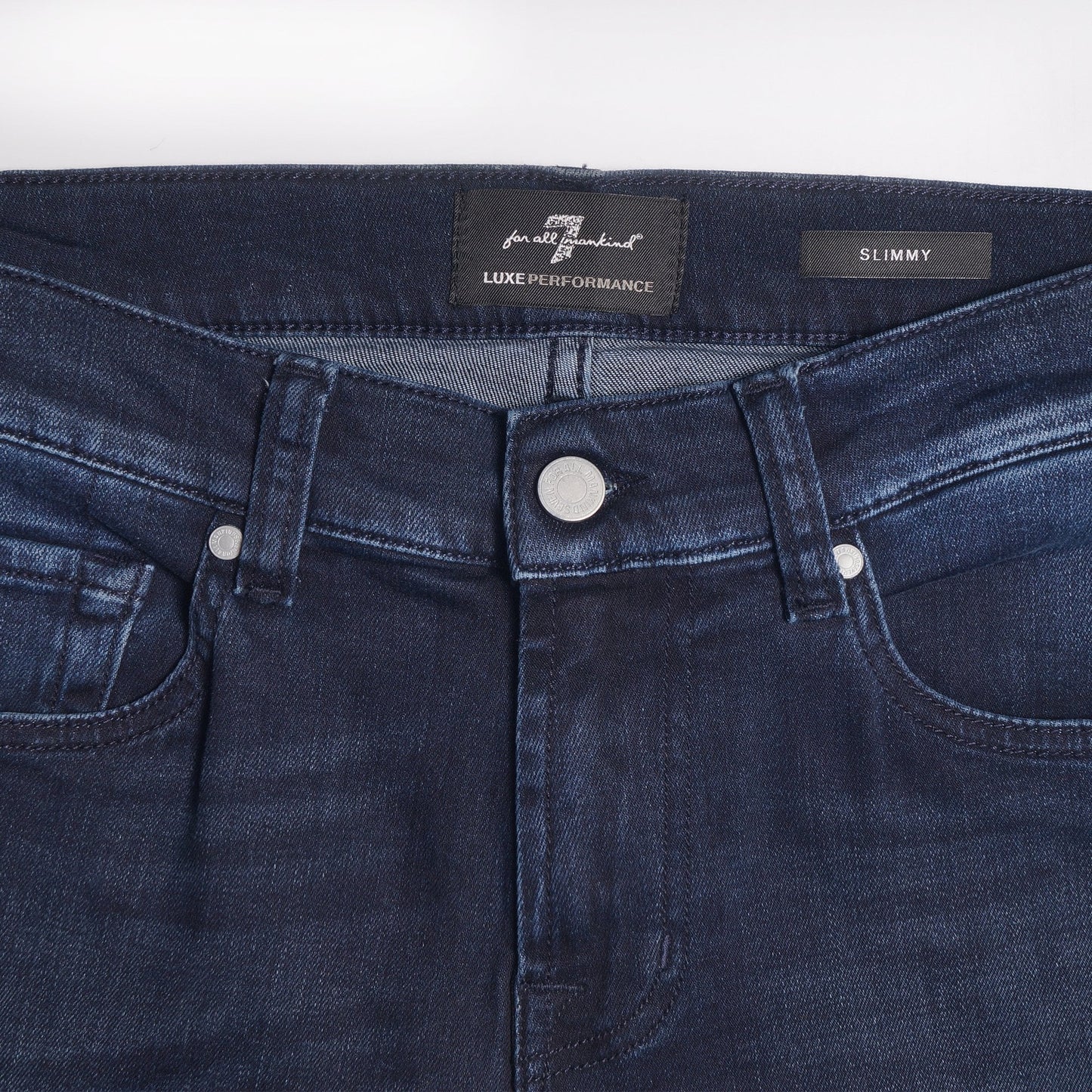 - Slimmy Luxe Performance Jeans - Dark Blue