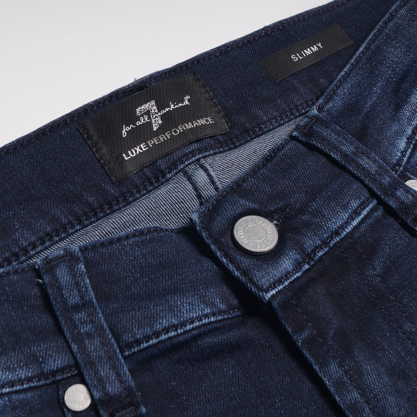 - Slimmy Luxe Performance Jeans - Dark Blue