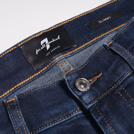 - Slimmy Stretch Tek Jeans - Dark Blue