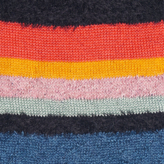 - Textured 'Artist Stripe' Socks - Multi