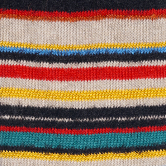 - Textured 'Artist Stripe' Socks - Multi Stripe