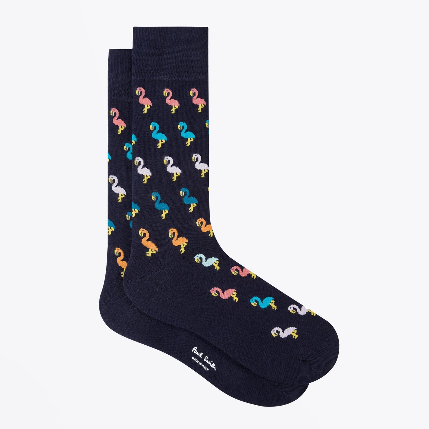 - Three Pack 'Artist Stripe' and Flamingo Motif Socks