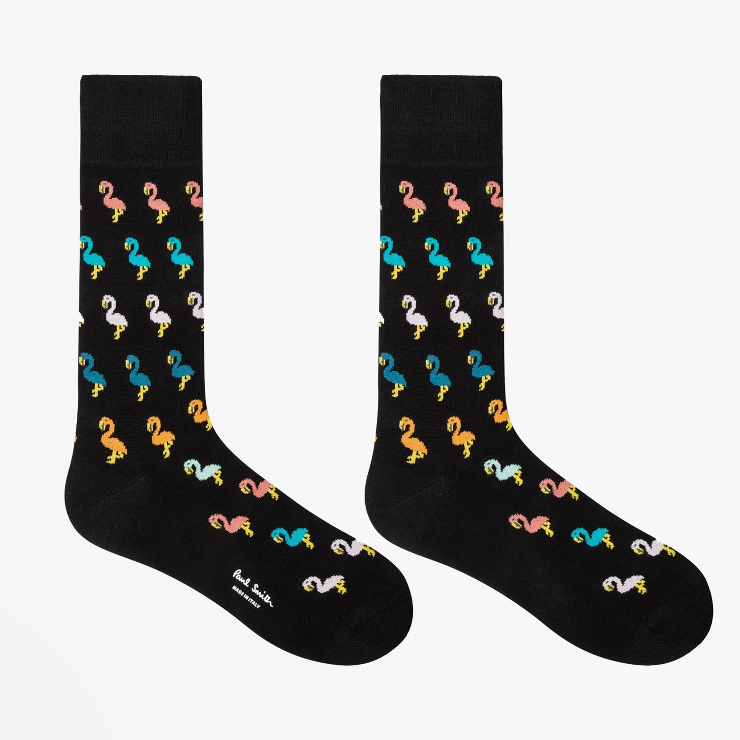 - Three Pack 'Artist Stripe' and Flamingo Motif Socks