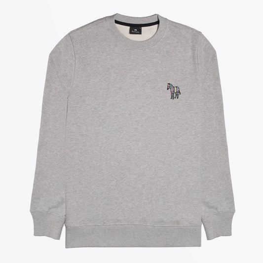- Zebra Motif Sweatshirt - Grey