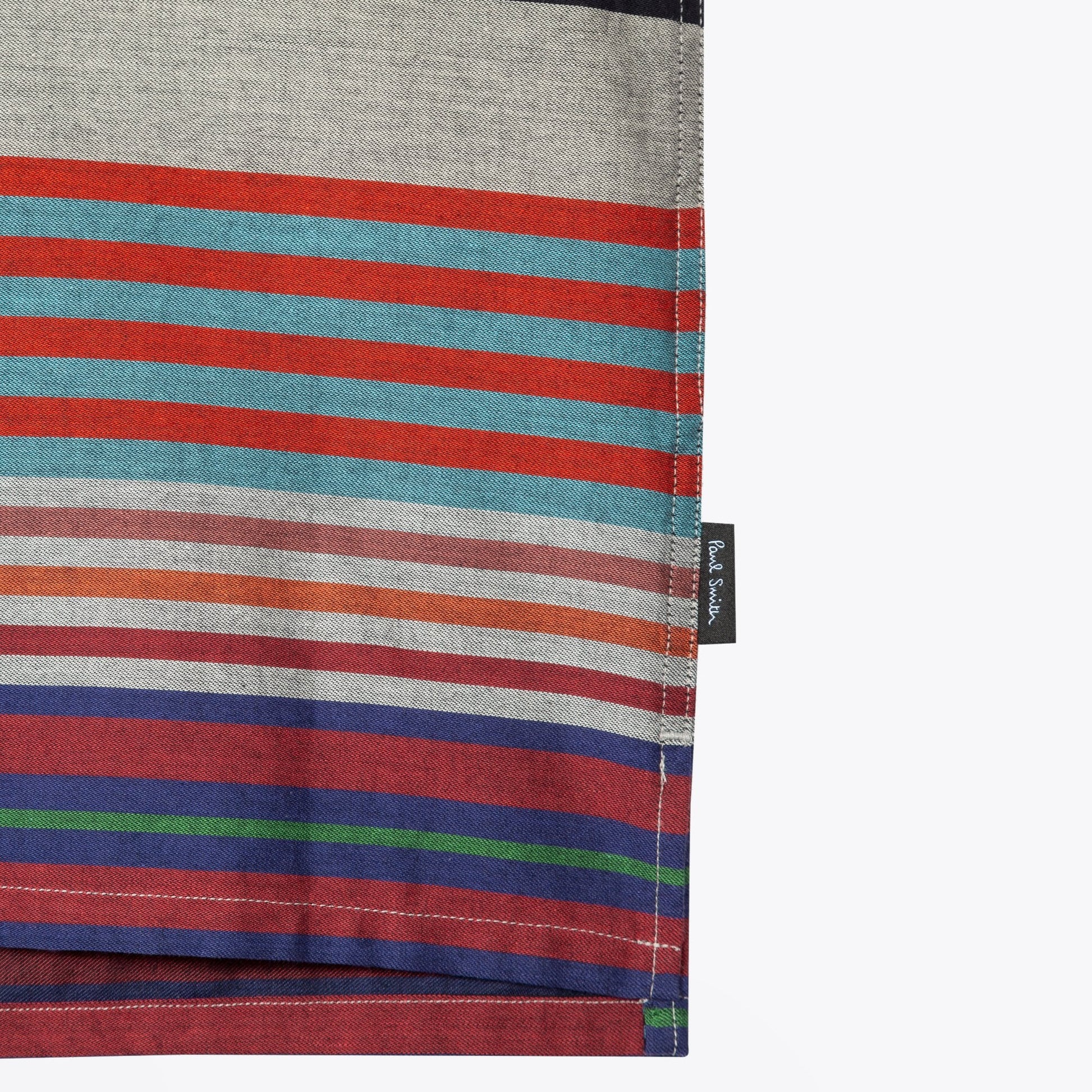 Paul Horizontal Stripe Cotton Short-Sleeve Shirt - Multi