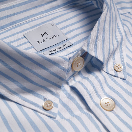 - Stripe Shirt - Blue/White