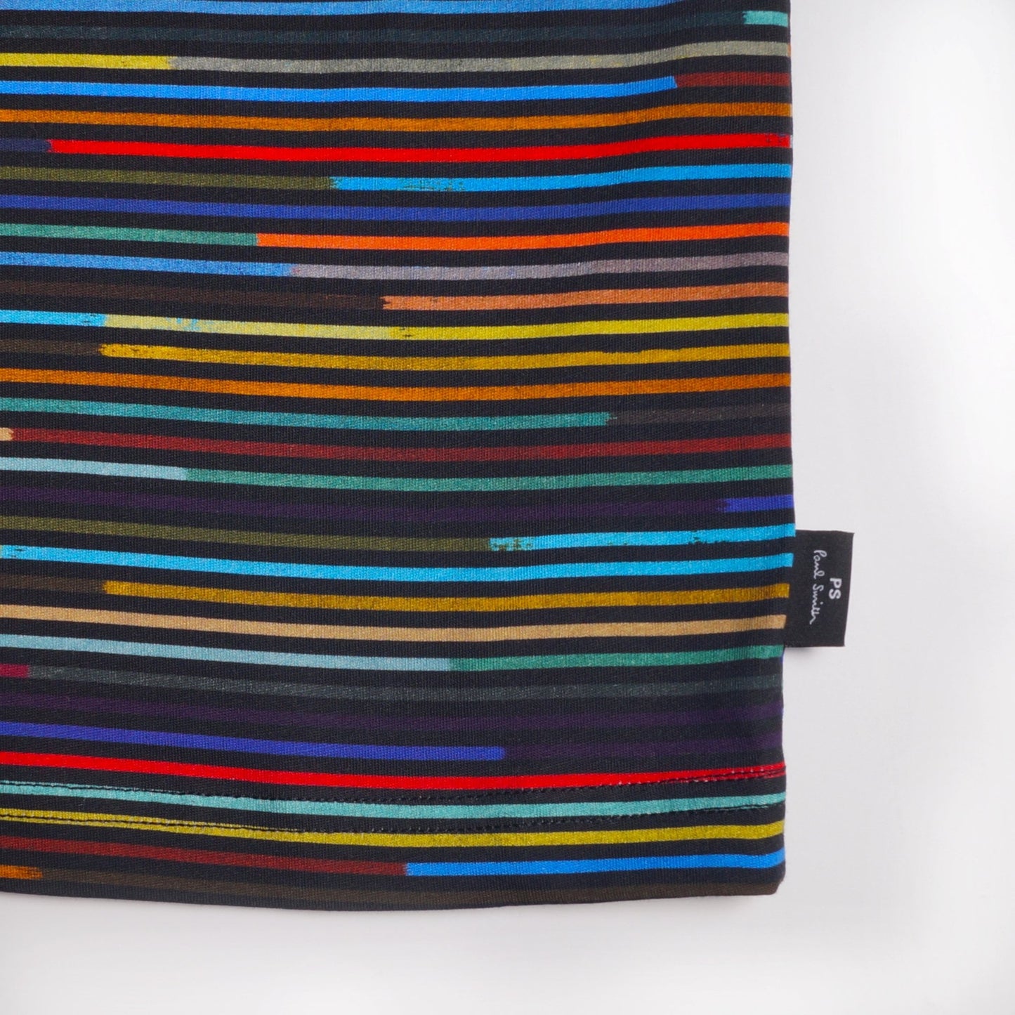 - Cotton Multi-Colour  Stripe T-Shirt - Multi