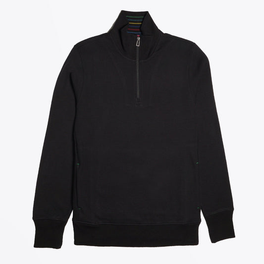 Half-Zip Sweatshirt - Black