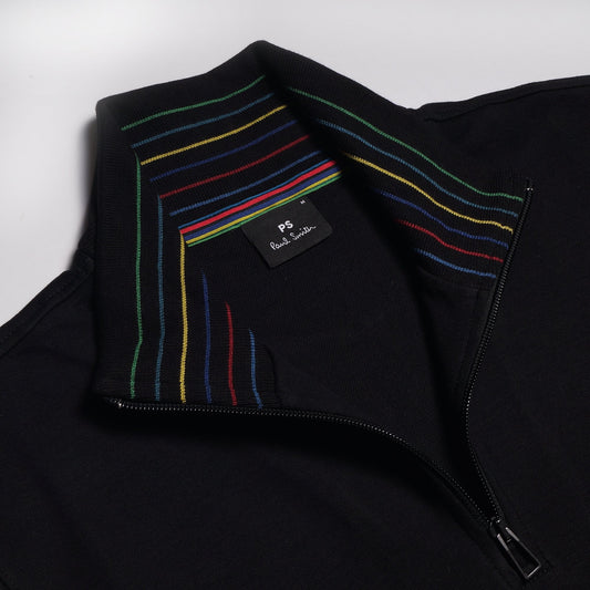 Half-Zip Sweatshirt - Black