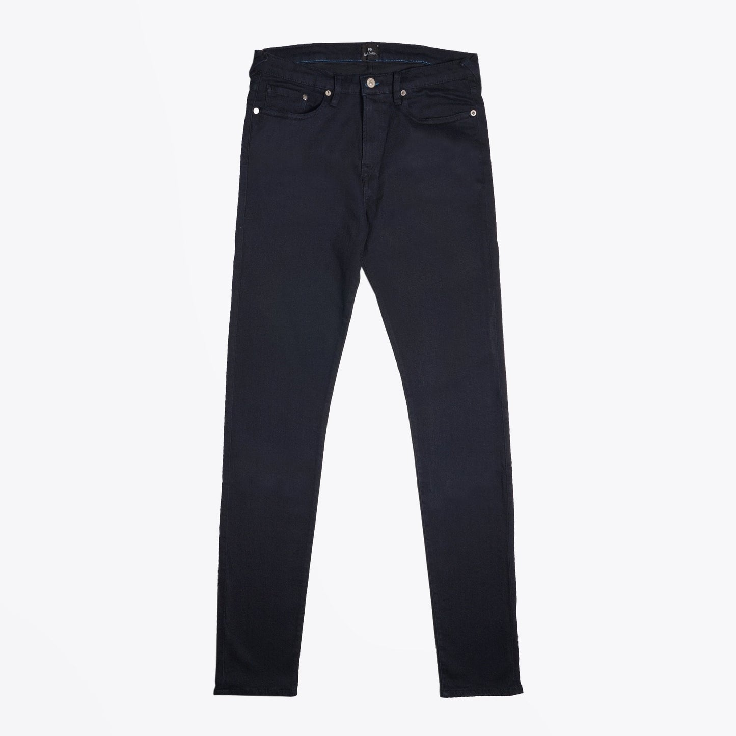- Tapered Cotton Reflex Jeans - Dark Indigo
