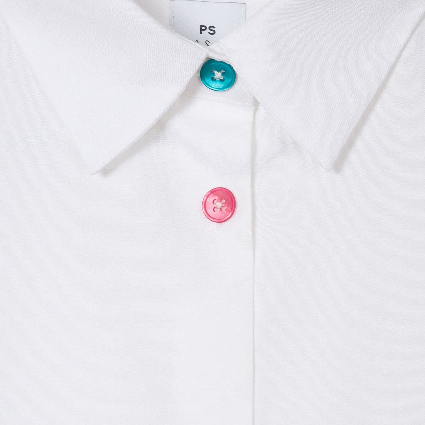 - Classic Shirt With Swirl Cuff - White