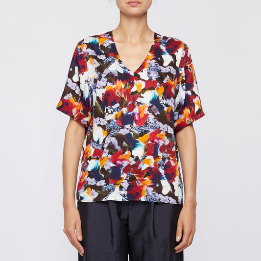 - Printed Floral Blouse - Multi