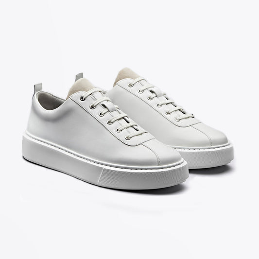 - Sneaker 30 - Leather Sneakers - White