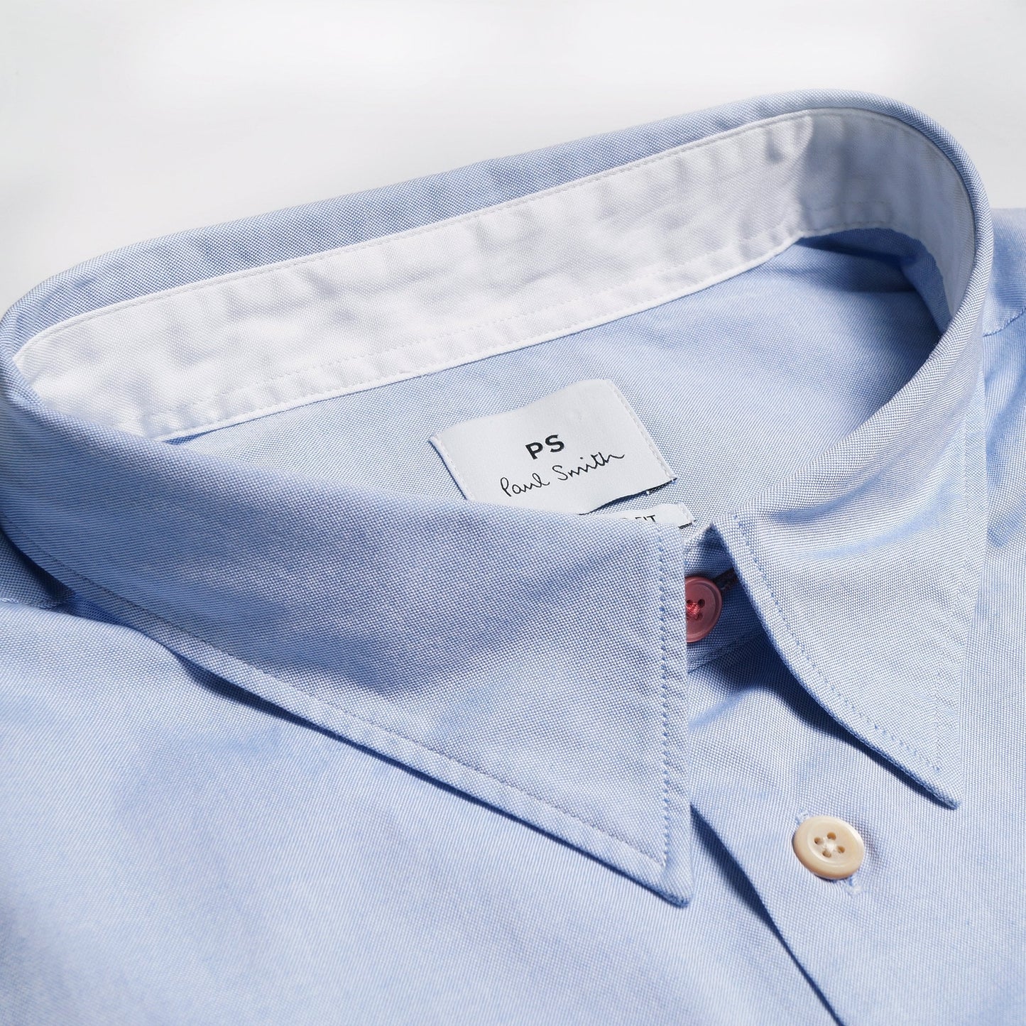 - Organic Cotton Contrast Pocket Shirt - Blue