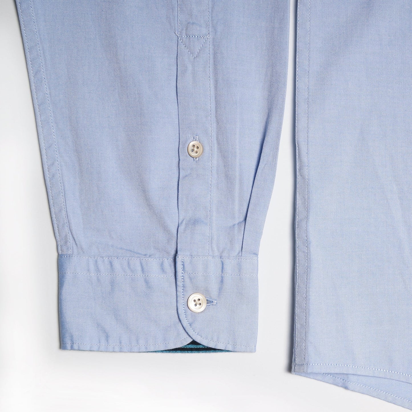 - Organic Cotton Contrast Pocket Shirt - Blue
