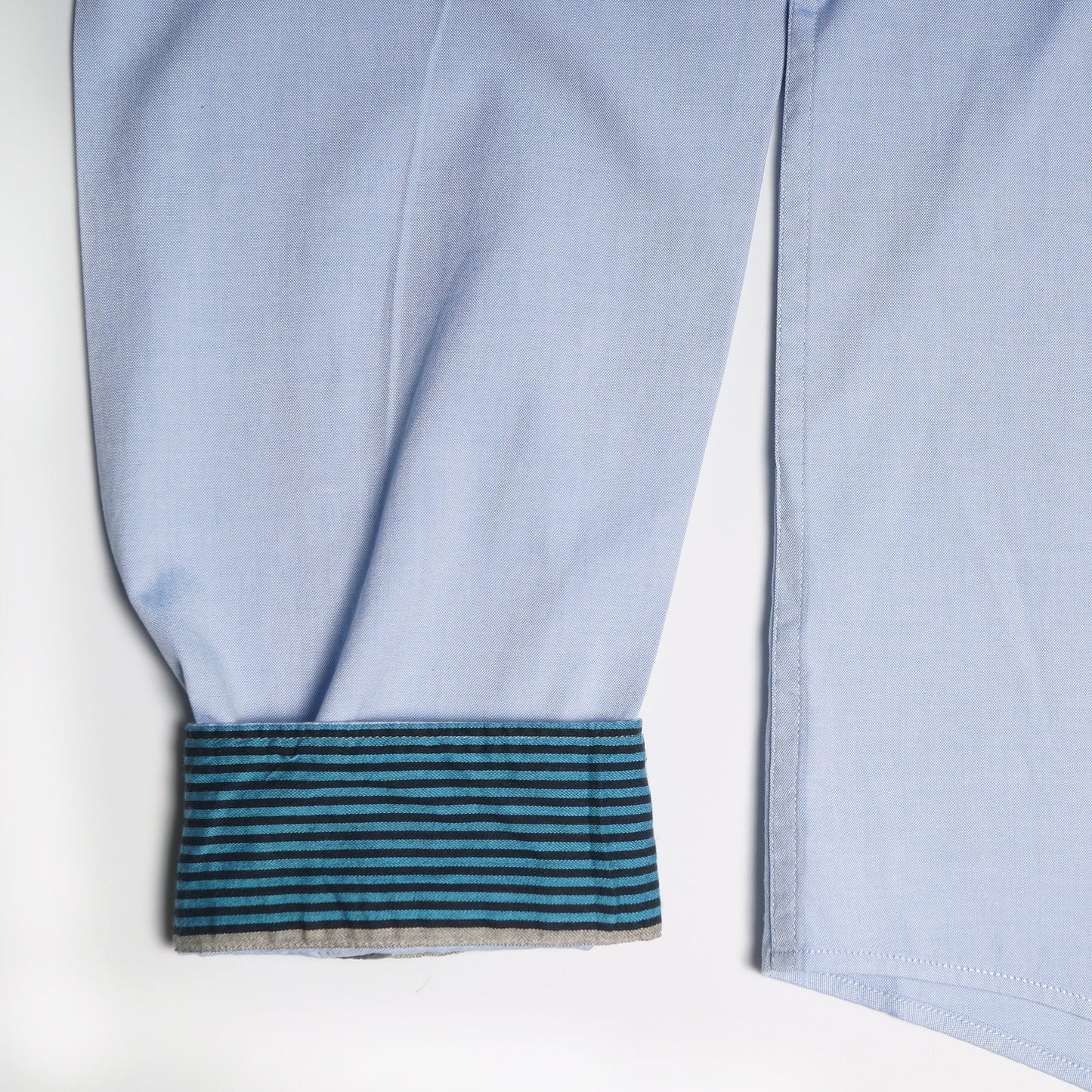 - Organic Cotton Contrast Pocket Shirt - Blue