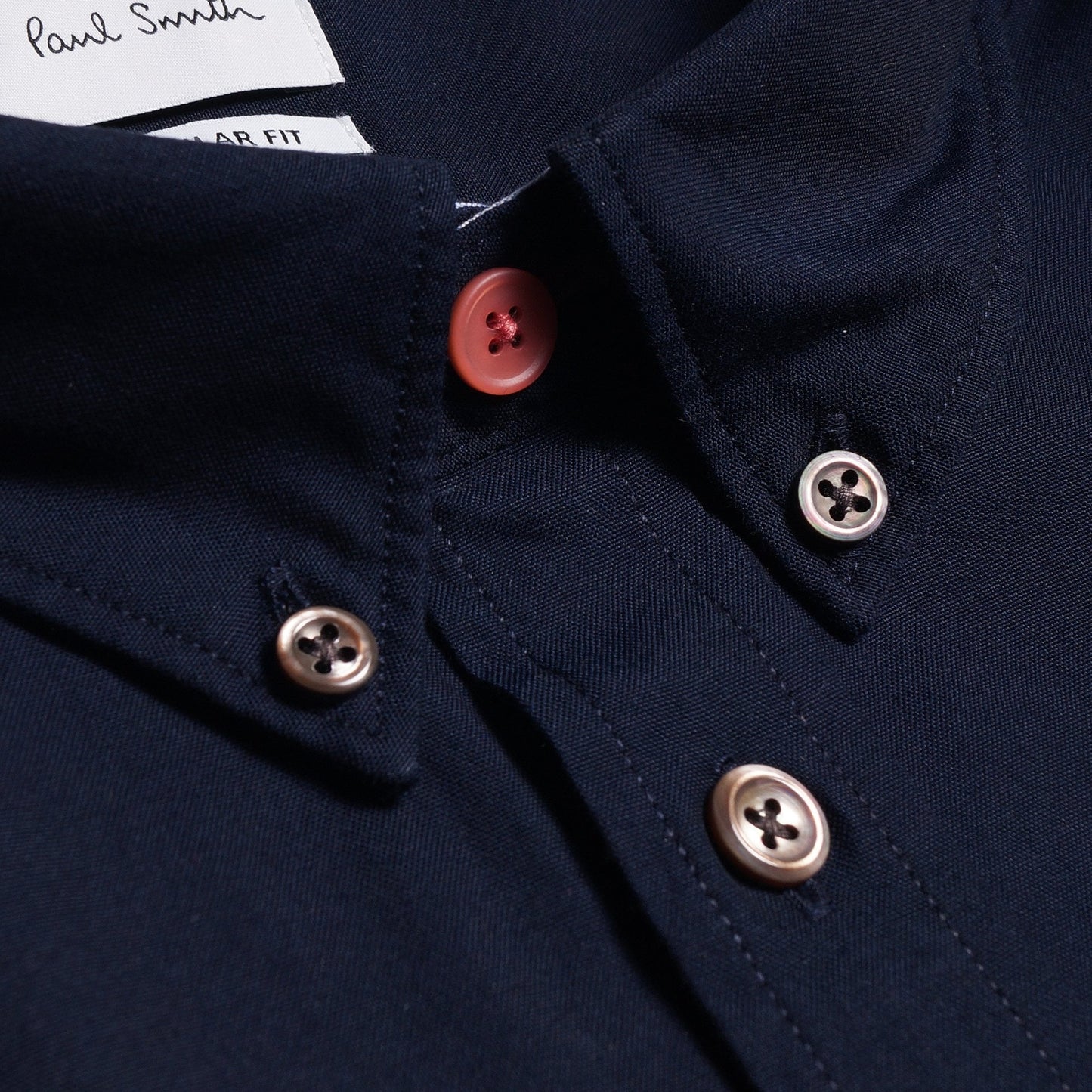 - Organic Cotton Zebra Logo Shirt - Navy