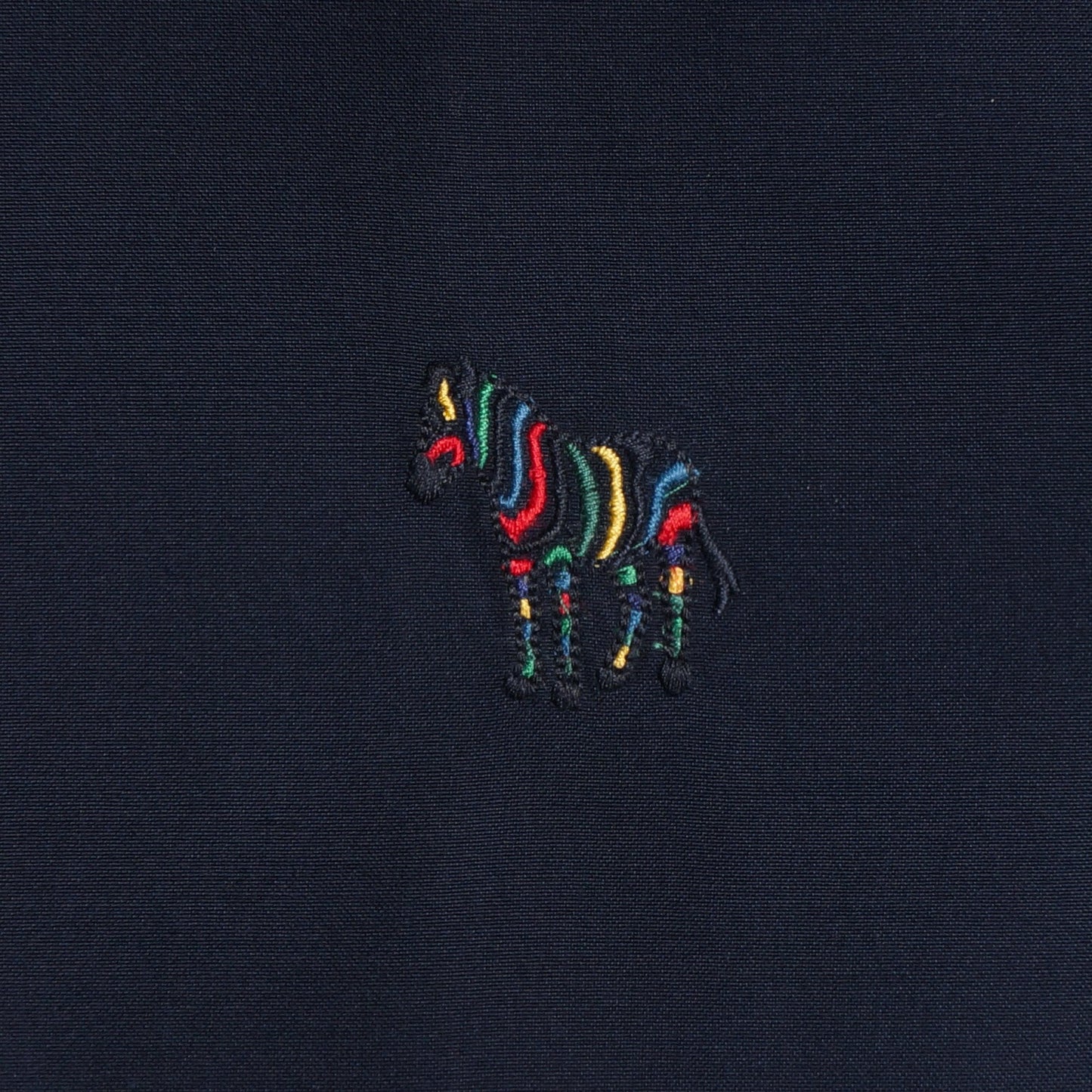 - Organic Cotton Zebra Logo Shirt - Navy