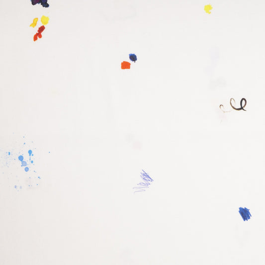 - 'Scribble' Round-Neck Tee - White