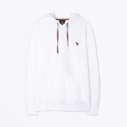 - Zebra Logo Hoodie - White