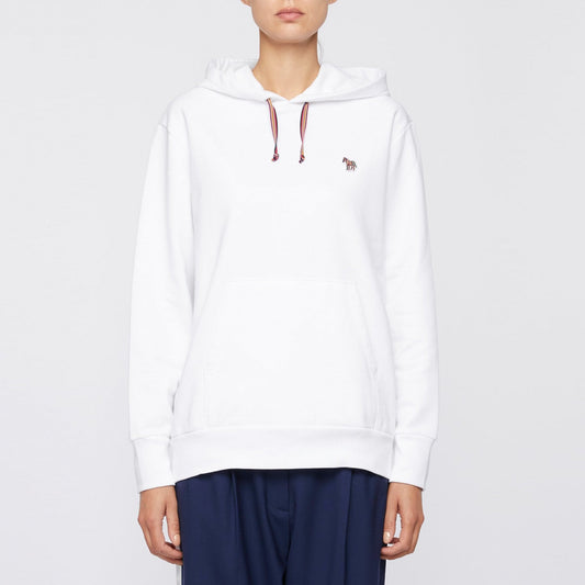 - Zebra Logo Hoodie - White