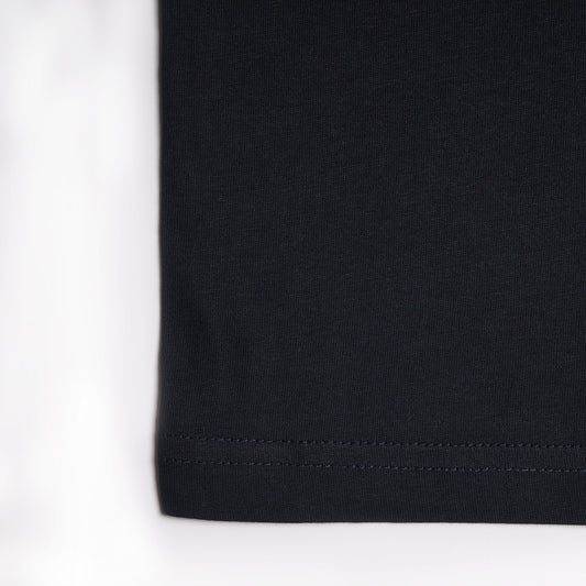 Lightning Bolt Motif T-Shirt - Dark Navy
