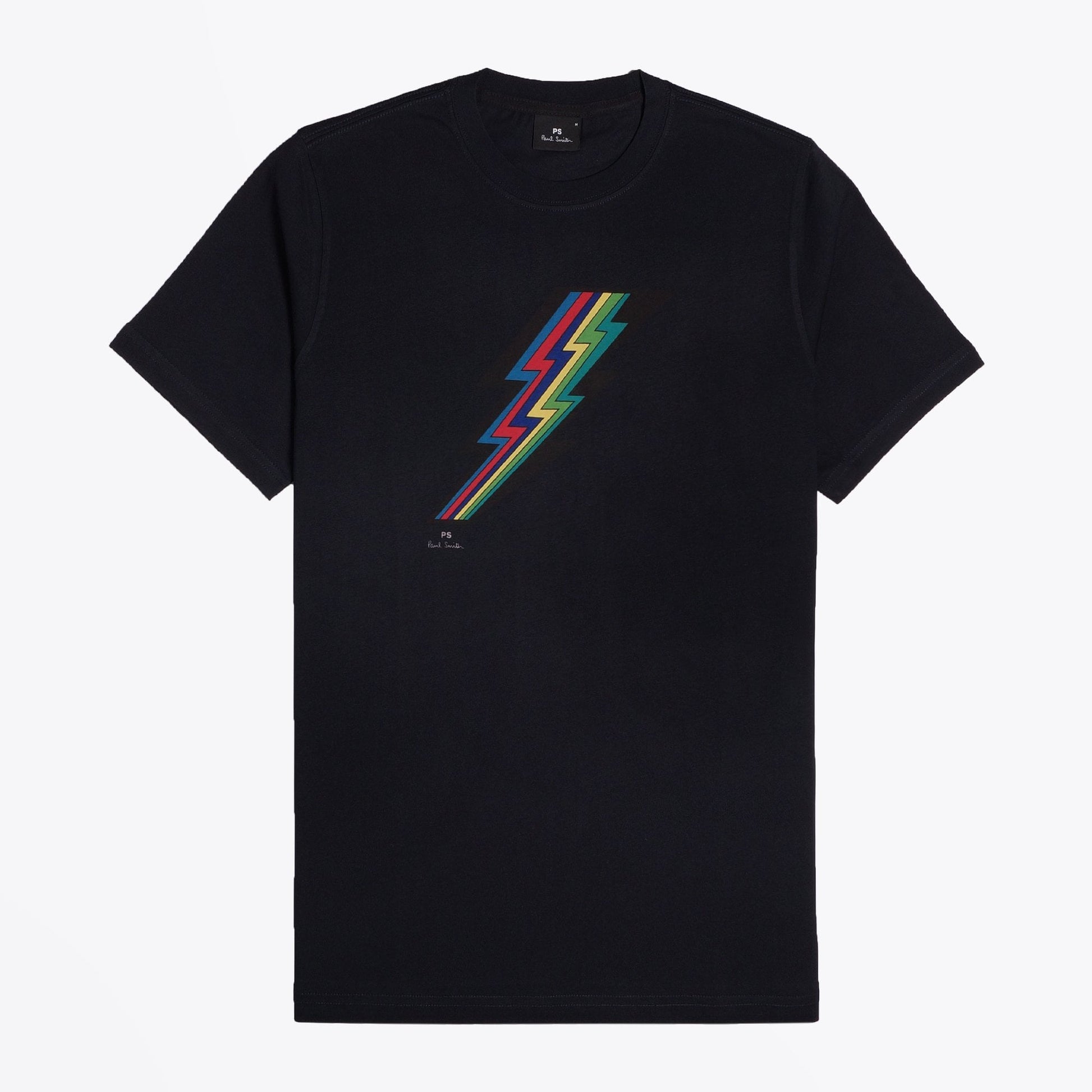 Paul Lightning Bolt Motif T-Shirt - Dark Navy