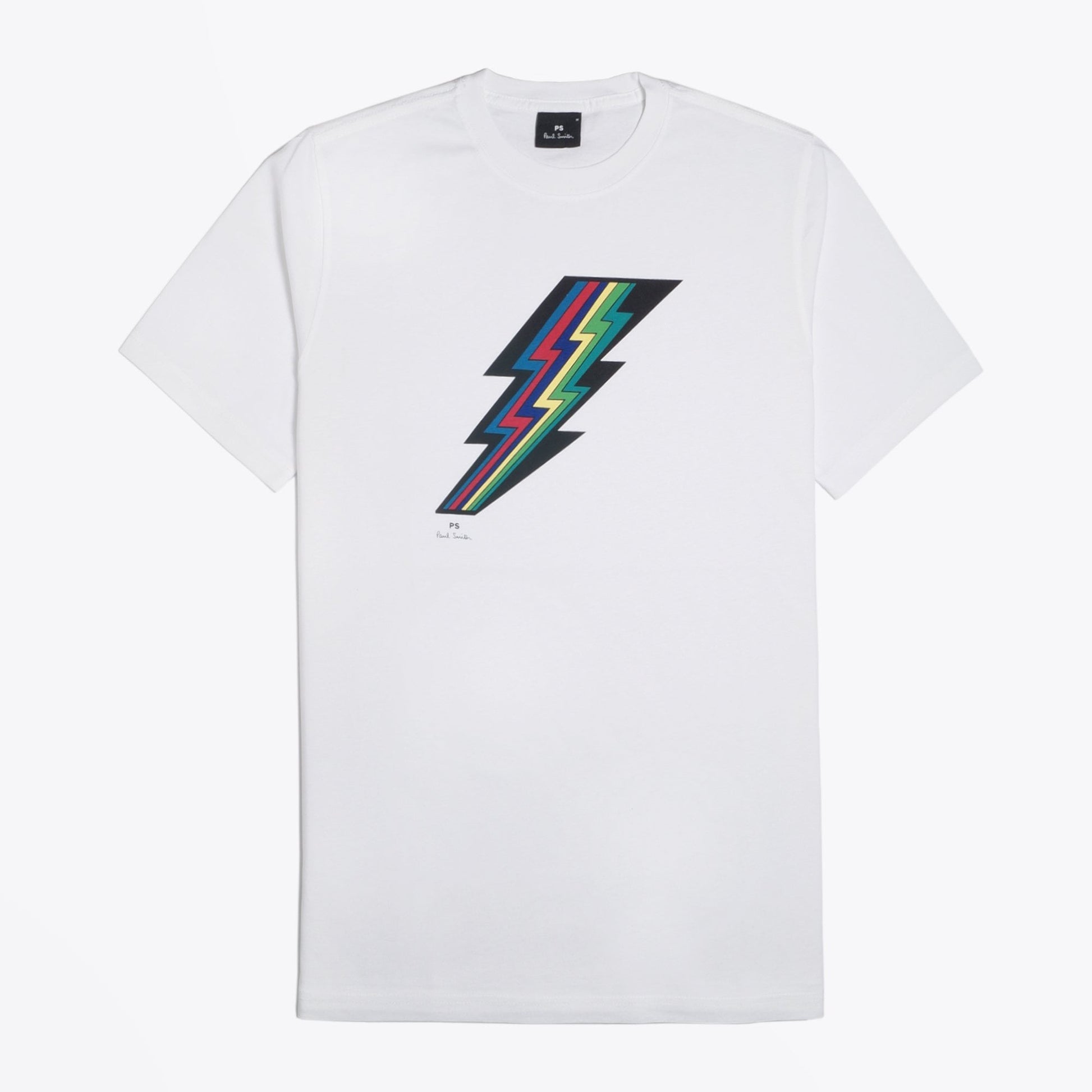 Paul Lightning Bolt Motif T-Shirt - White