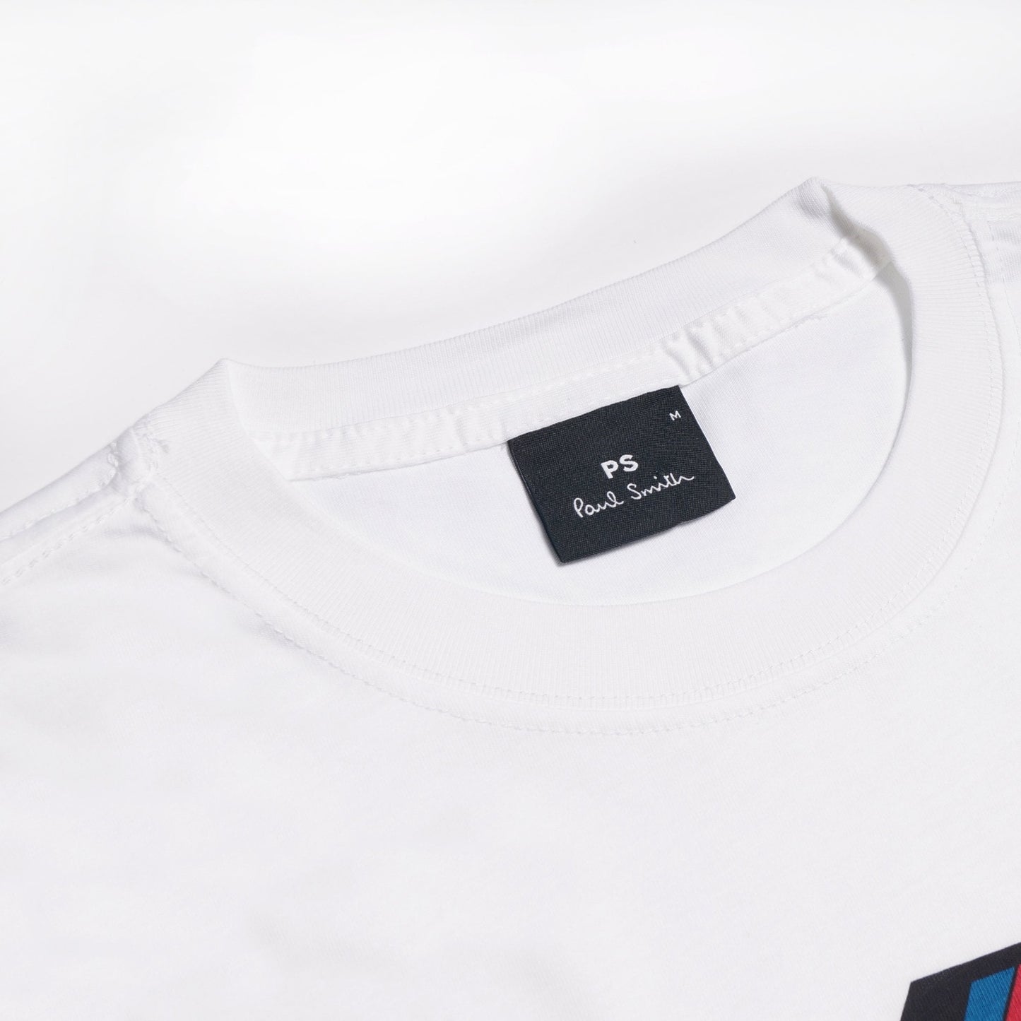 Lightning Bolt Motif T-Shirt - White