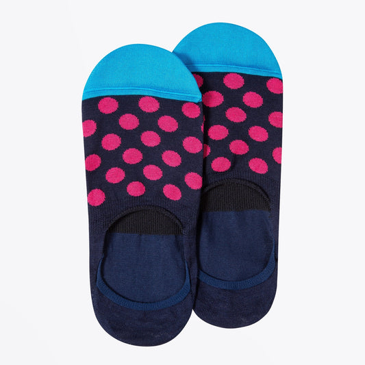 - Bright Spot Loafer Socks - Navy
