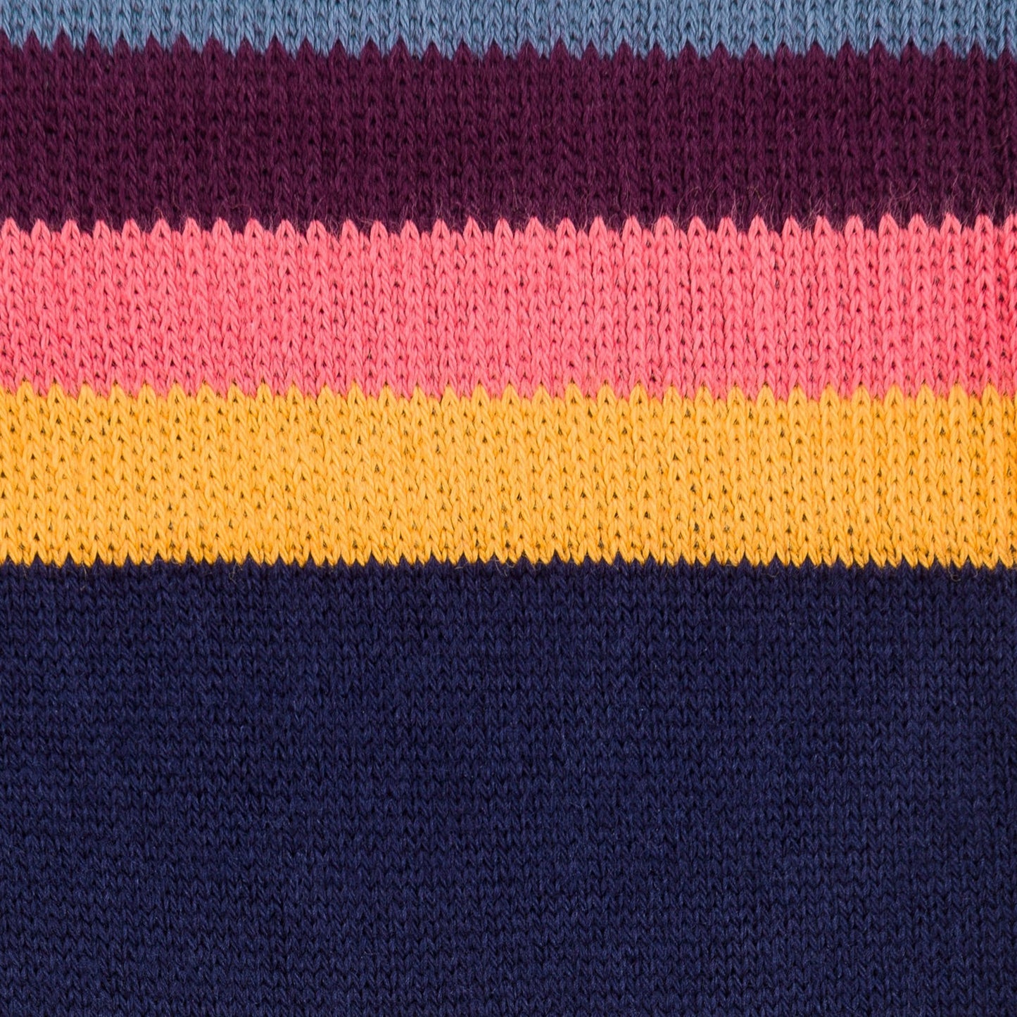 - 'Artist Stripe' Cuff Socks - Navy